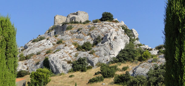 ruine château d'aureille